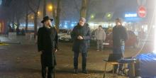 Фото новости: В Николаеве зажгли ханукальные огни Свежие новости: В Николаеве зажгли ханукальные огни