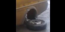 Свежие новости: ВИДЕО:В Первомайске у «маршрутки» на ходу отвалилось колесо