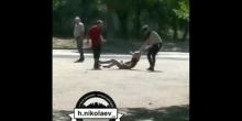 Свежие новости: Видео 18+: В Николаеве подрались две девушки - одна избивала другую ногами