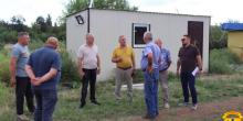 Фото У Первомайській громаді триває облаштування модульного містечка для ВПО: встановлено перші 14 будинків