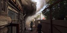 Свежие новости: ВИДЕО: В Одессе снова горит дом Руссова