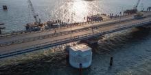 Свежие новости: Россия построила автомобильную часть моста в оккупированный Крым
