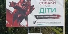 Фото новости: В Николаеве появились билборды за безвозвратный вылов бездомных животных Свежие новости: В Николаеве появились билборды за безвозвратный вылов бездомных животных
