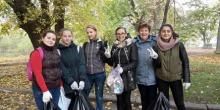 Свежие новости: ФОТО: В Николаеве школьники в парке убрали мусор