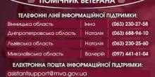 Свежие новости: Для кандидатів у помічники ветеранів на Миколаївщині працюють телефонні лінії інформаційної підтримки