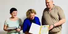 Фото У Вознесенському районі відзначили працівників ТОВ «В-ЦЕНТР» з нагоди професійного свята