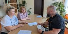 Фото Норвезька рада у справах біженців передала допомогу для переселенців у Південноукраїнську