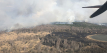 Фото новости: ВИДЕО: Ликвидация пожара в Чернобыльской зоне продолжается: радиация выше нормы Свежие новости: ВИДЕО: Ликвидация пожара в Чернобыльской зоне продолжается: радиация выше нормы