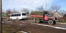 Свежие новости: На Первомайщине автобус застрял в грязи