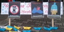 Фото новости: В Болгарии полиция остановила акцию в поддержку украинских моряков Свежие новости: В Болгарии полиция остановила акцию в поддержку украинских моряков