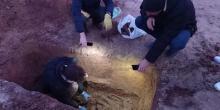 Фото новости: В Баштанке при строительстве супермаркета обнаружили захоронение Свежие новости: В Баштанке при строительстве супермаркета обнаружили захоронение