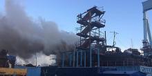 Свежие новости: В Николаеве на верфи «SMG» горел буксир