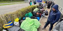 Свежие новости: Сотні українських біженців мерзнуть на кордоні Росії з ЄС через фільтрацію з боку РФ