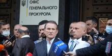 Свежие новости: Медведчук вышел из Офиса генпрокурора и заявил, что ознакомился с подозрением
