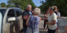 Свежие новости: Проблема с водой: В Первомайске люди перекрывали улицу