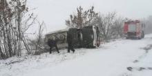 Свежие новости: Под Первомайском перевернулся бензовоз