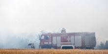 Фото новости: На Миколаївщині горіло поле з пшеницею Свежие новости: На Миколаївщині горіло поле з пшеницею