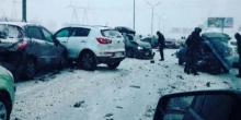 Свежие новости: В Москве столкнулись около 40 автомобилей