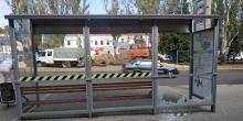 Свежие новости: В Николаеве вандалы разбили стеклянный остановочный комплекс