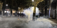 Свежие новости: При разгоне акции протеста в Тиране полиция применила водяные пушки