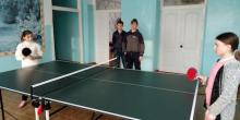 Свежие новости: У Володимирівській загальноосвітній школі-інтернаті з’явився сучасний спортінвентар для гри в настільний теніс