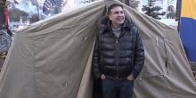 Свежие новости: Саакашвили провел ночь в палатке под Верховной Радой