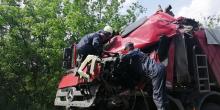 Свежие новости: В Николаевской области лоб в лоб столкнулись два грузовика