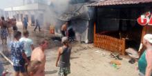 Свежие новости: В Коблево горели торговые ряды — одна женщина госпитализирована