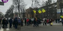 Фото новости: ФОТО: Протестующие против рынка земли перекрыли несколько улиц в центре Киева Свежие новости: ФОТО: Протестующие против рынка земли перекрыли несколько улиц в центре Киева