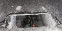 Свежие новости: В Николаеве провалился асфальт над ливневкой
