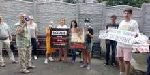 Фото новости: В Николаеве жители устроили пикет против завода Свежие новости: В Николаеве жители устроили пикет против завода