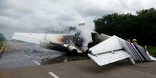 Свежие новости: В Мескике реактивный самолёт наркомафии упал прямо на шоссе
