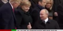 Свежие новости: ВИДЕО: В Париже Путин показал Трампу палец и похлопал по плечу