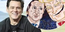 Фото новости: Джим Керри пополнил коллекцию своих карикатур шаржем на Зеленского и Трампа Свежие новости: Джим Керри пополнил коллекцию своих карикатур шаржем на Зеленского и Трампа