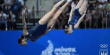 Свежие новости: Николаевская спортсменка завоевала золото Кубка мира в синхронных прыжках на батуте