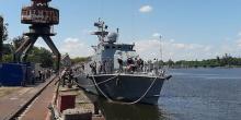 Свежие новости: В Николаеве после докового ремонта спустили на воду тральщик и ракетный катер ВМС