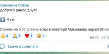 Свежие новости: В акваторії Миколаєва рівень води продовжує падати