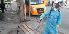 Фото новости: ФОТО: В Вознесенске началась дезинфекция общественных мест Свежие новости: ФОТО: В Вознесенске началась дезинфекция общественных мест