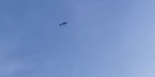Свежие новости: Видео летящей в небе вражеской ракеты, которая была направлена на Николаев