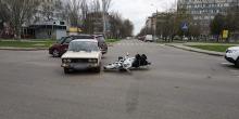 Фото новости: В Николаеве мотоциклист врезался в авто Свежие новости: В Николаеве мотоциклист врезался в авто
