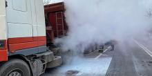 Свежие новости: На Николаевщине у фуры загорелись тормозные колодки