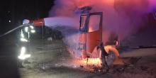 Свежие новости: В Николаеве во время движения загорелся грузовик
