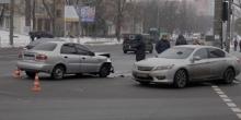 Свежие новости: В Киеве столкнулись Daewoo Lanos и Honda: пострадала девушка