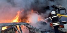 Свежие новости: В Николаеве на автомобильной стоянке горели шины