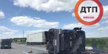 Свежие новости: На Одесской трассе перевернулась грузовая фура