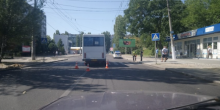 Фото новости: В Николаеве маршрутка сбила пенсионера Свежие новости: В Николаеве маршрутка сбила пенсионера