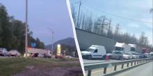 Свежие новости: Паливний колапс у рф: водії штовхають авто до АЗС і ночують у багатогодинних чергах