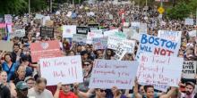 Свежие новости: В Бостоне прошла многотысячная демонстрация против альт-правых