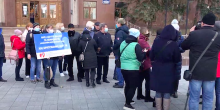 Свежие новости: Видео: Возле Николаевского облсовета митинг медиков