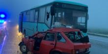 Свежие новости: На Миколаївщині ВАЗ зіткнувся з рейсовим автобусом